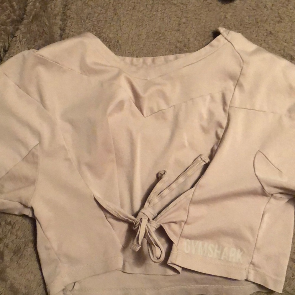 Gymshark Ori Crop- Taupe